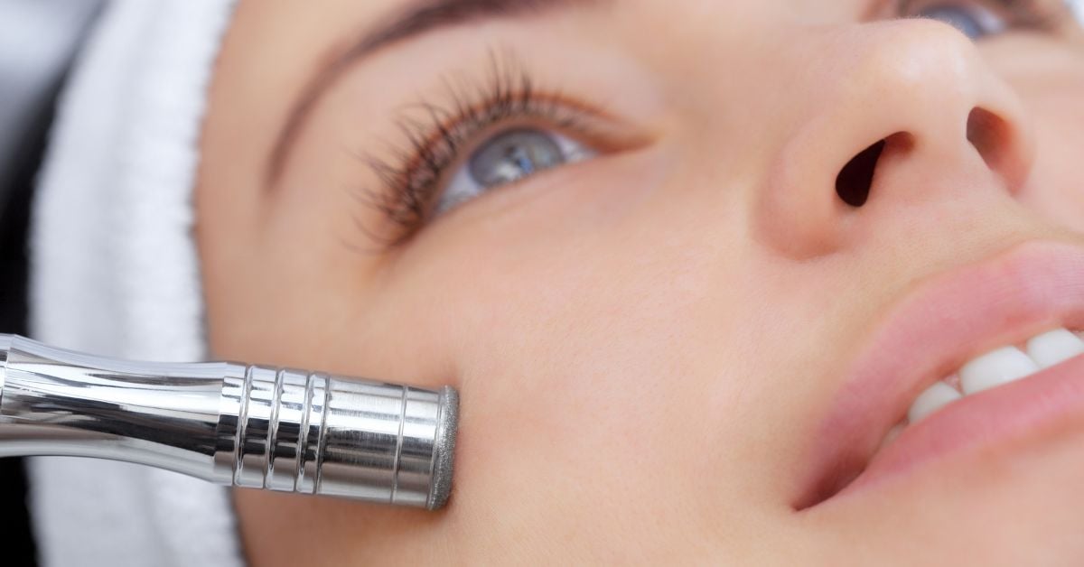 Microdermabrasion, microneedling, hydrabrasion