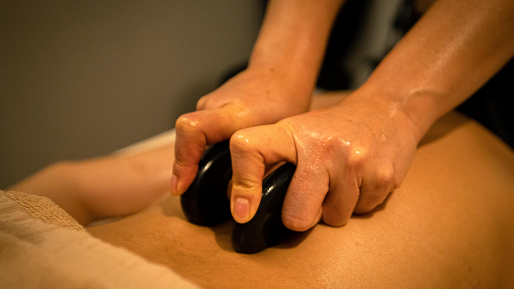 Hot stone massage