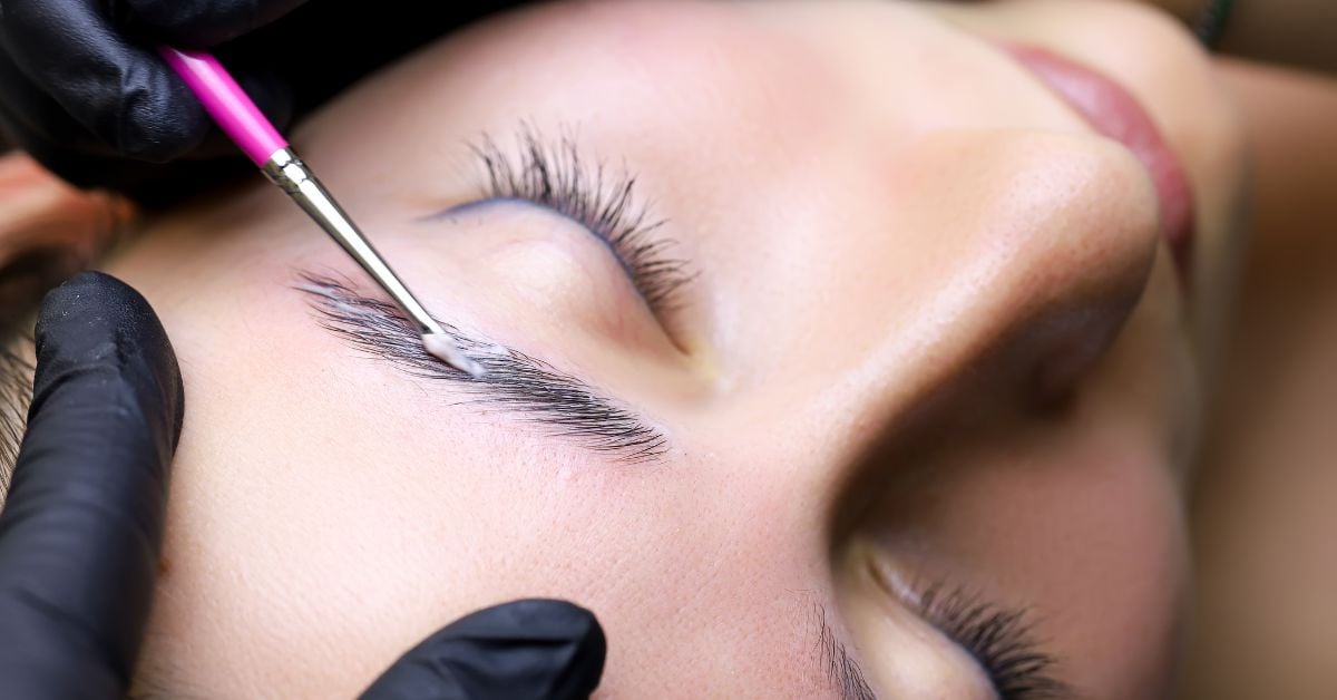 Eyelash or brow treatments